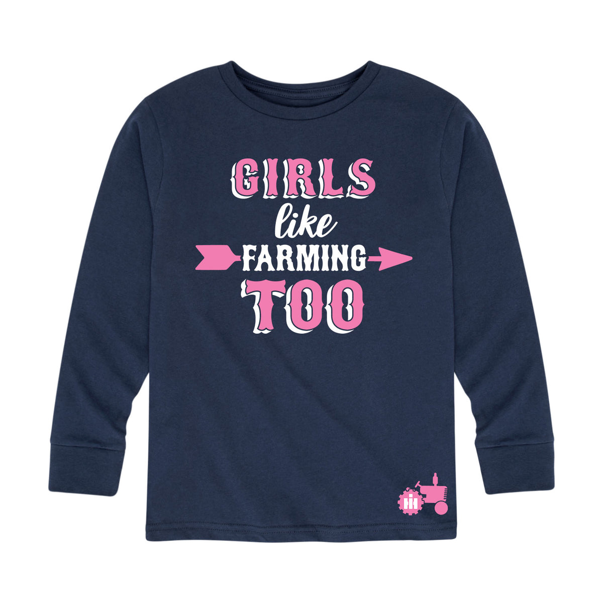 Girls Soft Cotton Jersey Long Sleeve Tee