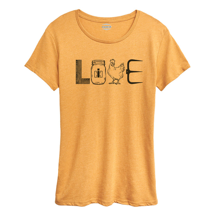 IH Love Farm Icons Womens Short Sleeve Tee