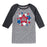 Scattered Stars IH Cut Out Boys Raglan