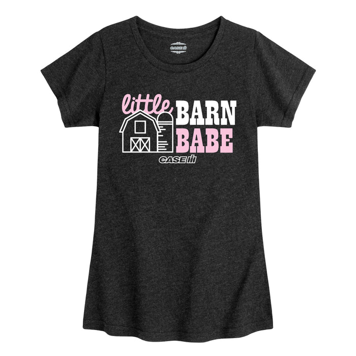 Little Barn Babe Girls Fitted Short Sleeve Tee